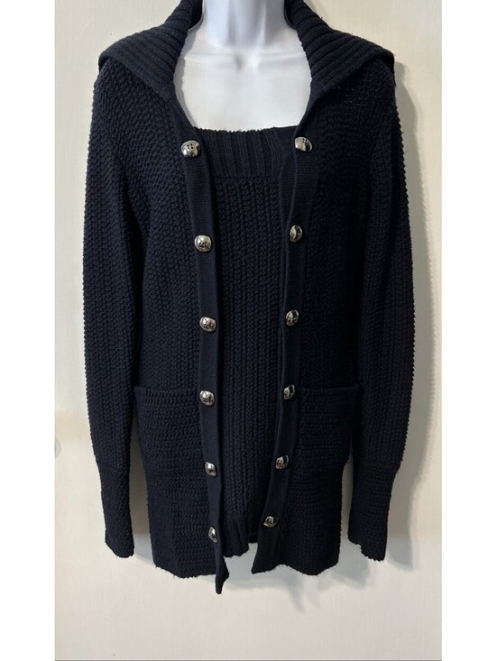 Citizens Of Humanity Sweaters - Citizens Of Humanity Navy Button Front Sweater size M - Merino Wool - Luxury